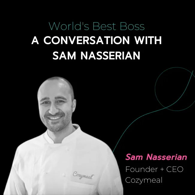 Sam Nasserian, Founder, CEO, Cozymeal